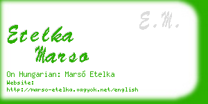 etelka marso business card